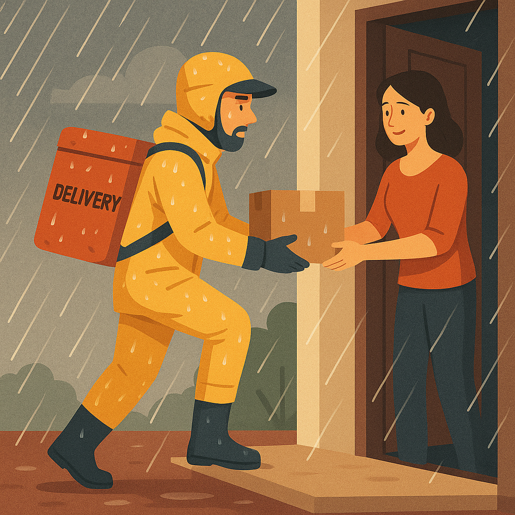 A flat stylized digital illustration depicts a de